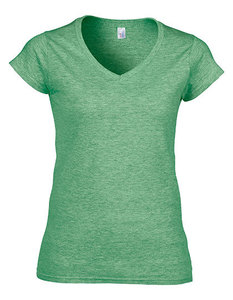 Gildan G64V00L - Ladies V-Neck Softstyle Ringspun Cotton T-Shirt