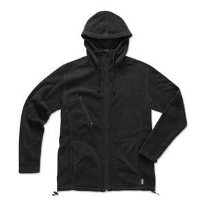 Stedman ST5080 - Active Hooded Fleece Jacket Black Opal
