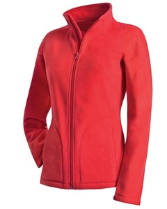 Stedman ST5100 - Active Fleece Jacket Women Scarlet Red