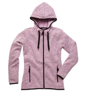 Stedman ST5950 - Women Active Knit Fleece Jacket Purple Melange
