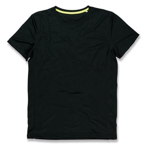 Stedman ST8400 - Sports Set In Mesh Mens T-Shirt Black Opal