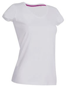 Stedman ST9130 - T-Shirt Megan V Neck White