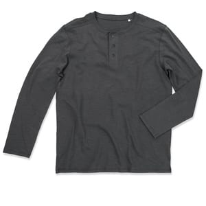 Stedman ST9460 - Shawn Long Sleeve Henley T-shirt