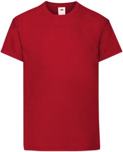 Fruit Of The Loom F61019 - Original T-Shirt Kids Brick Red