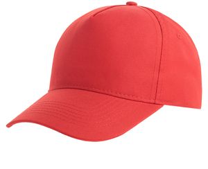 Atlantis ACRECF - Recy Five Recycled Polyester 5 Panel Cap Red