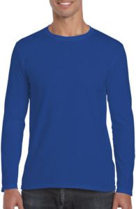 Gildan G64400 - Long Sleeve Softstyle Ringspun Cotton T-Shirt Mens Royal