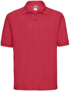 Russell R539M - Classic PolyCotton Polo 215gm Classic Red