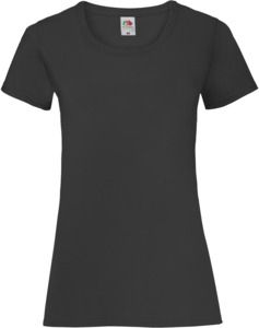 Fruit Of The Loom F61372 - LadyFit Valueweight T-Shirt Black