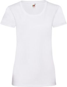 Fruit Of The Loom F61372 - LadyFit Valueweight T-Shirt White