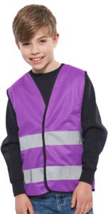 Korntex KXW - High Visibility Safety Vest Kids Violet