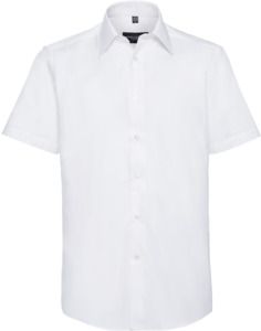 Russell Collection R923M - Oxford Tailored Easy Care Short Sleeve Shirt Mens