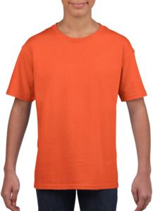 Gildan G64000B - Softstyle Ringspun Cotton T-Shirt Kids Orange