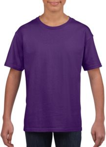 Gildan G64000B - Softstyle Ringspun Cotton T-Shirt Kids Purple