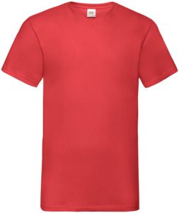 Fruit Of The Loom F61066 - Valueweight T-Shirt V-Neck Red