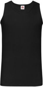 Fruit Of The Loom F61098 - Athletic Vest Black