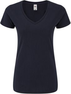 Fruit Of The Loom F61444 - Iconic 150 V-Neck T-Shirt Ladies Deep Navy