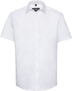 Russell Collection R963M - Herringbone Short Sleeve Mens Shirt