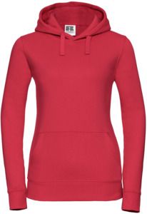 Russell R265F - Authentic Hooded Sweat Ladies Classic Red