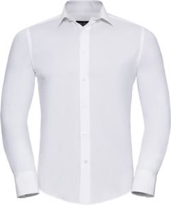 Russell Collection R946M - Easy Care Fitted Long Sleeve Shirt Mens