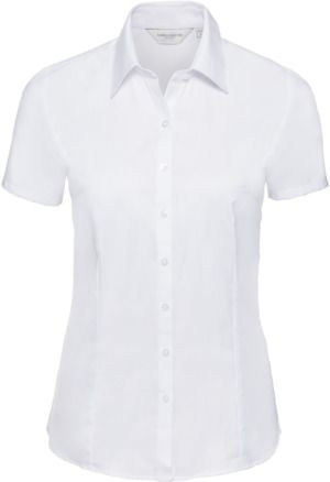 Russell Collection R963F - Herringbone Short Sleeve Ladies Shirt